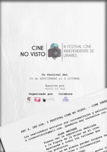Cartel de la tercera edición del Festival de Cine No Visto.