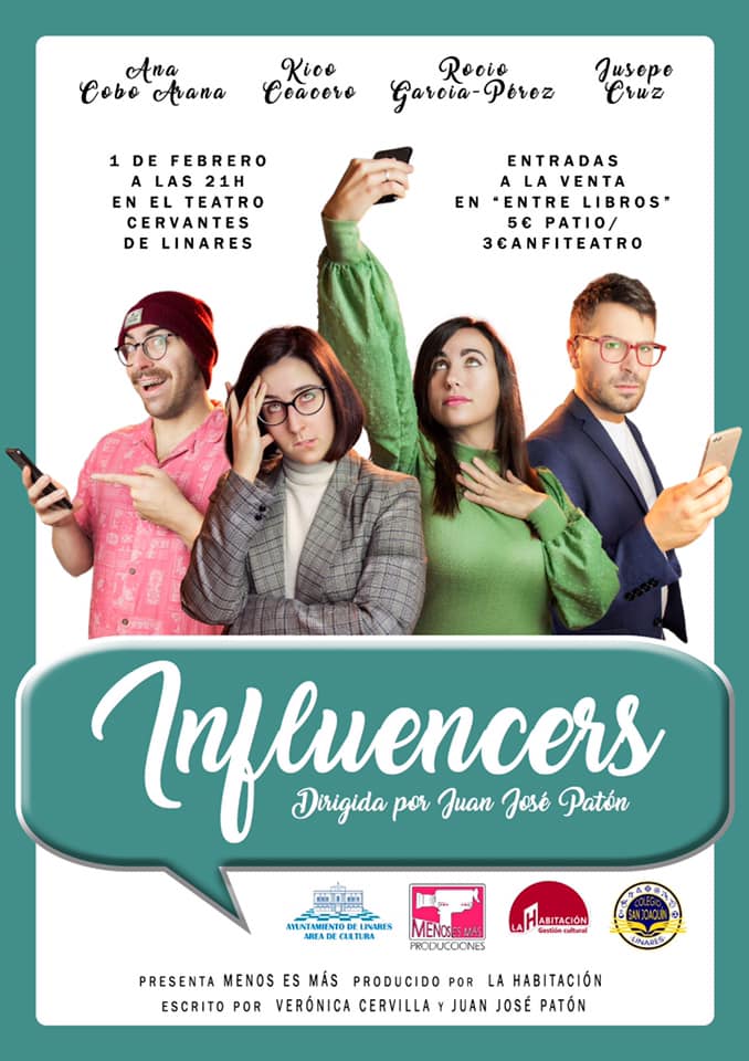 Influencers. Nuestra obra de teatro disponible en contratación.