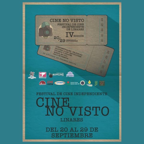 Cartel de la cuarta edición del Festival de Cine No Visto.